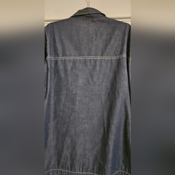 Vintage 80's Channel Master Jean Shirt. Size X-Large. Snap closure. - Picture 4 of 6